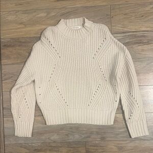 moon & madison Cream Turtleneck Sweater